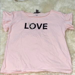 Victoria’s Secret LOVE sequin ruffle sleep shirt